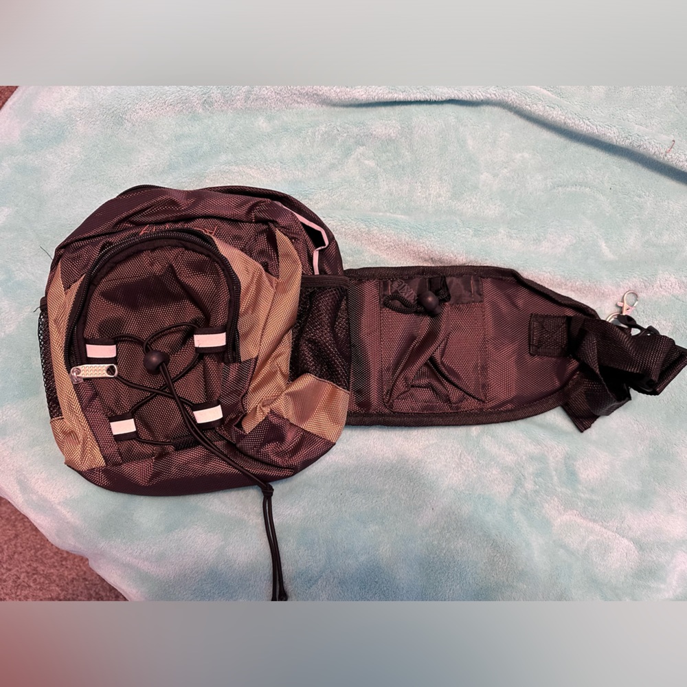 Hiking dog storage/treat bag